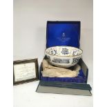 A Royal Worcester limited edition porcelain commem