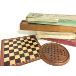 Victorian board and parlour games including The Er