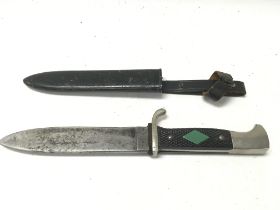 A hitler youth pattern knife with replacement enam