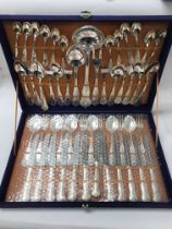 A kings pattern canteen of cutlery.