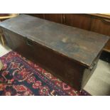 A large carved antique chest, approx 68cm x 55cm x