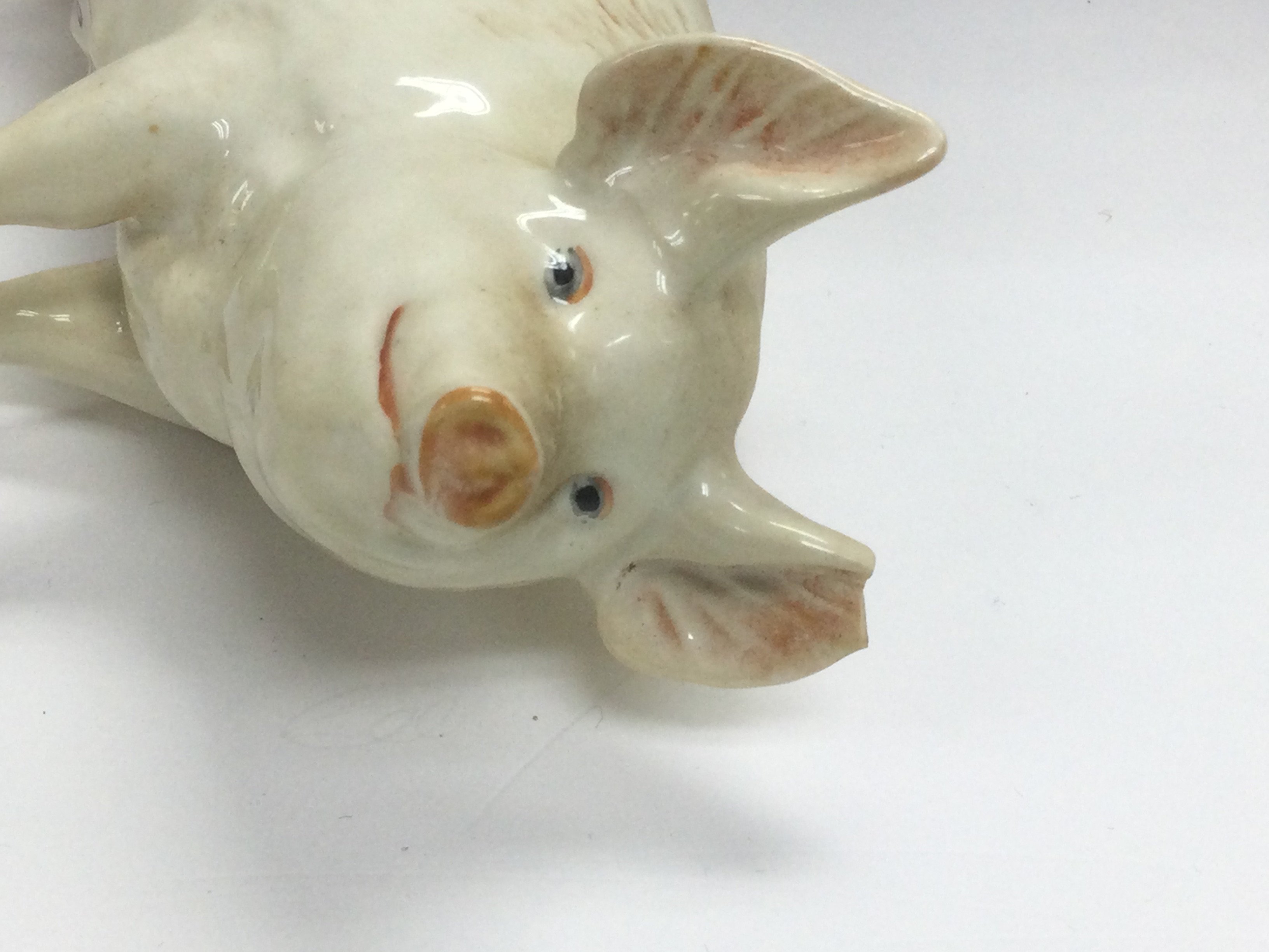 Two Beswick figures of pigs, one has a chipped ear - Image 2 of 3