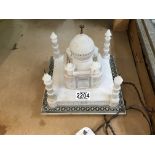 A Taj Mahal model lamp. NO RESERVE