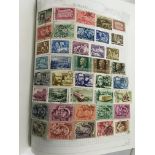 A collection of nine stamp albums world stamps fro