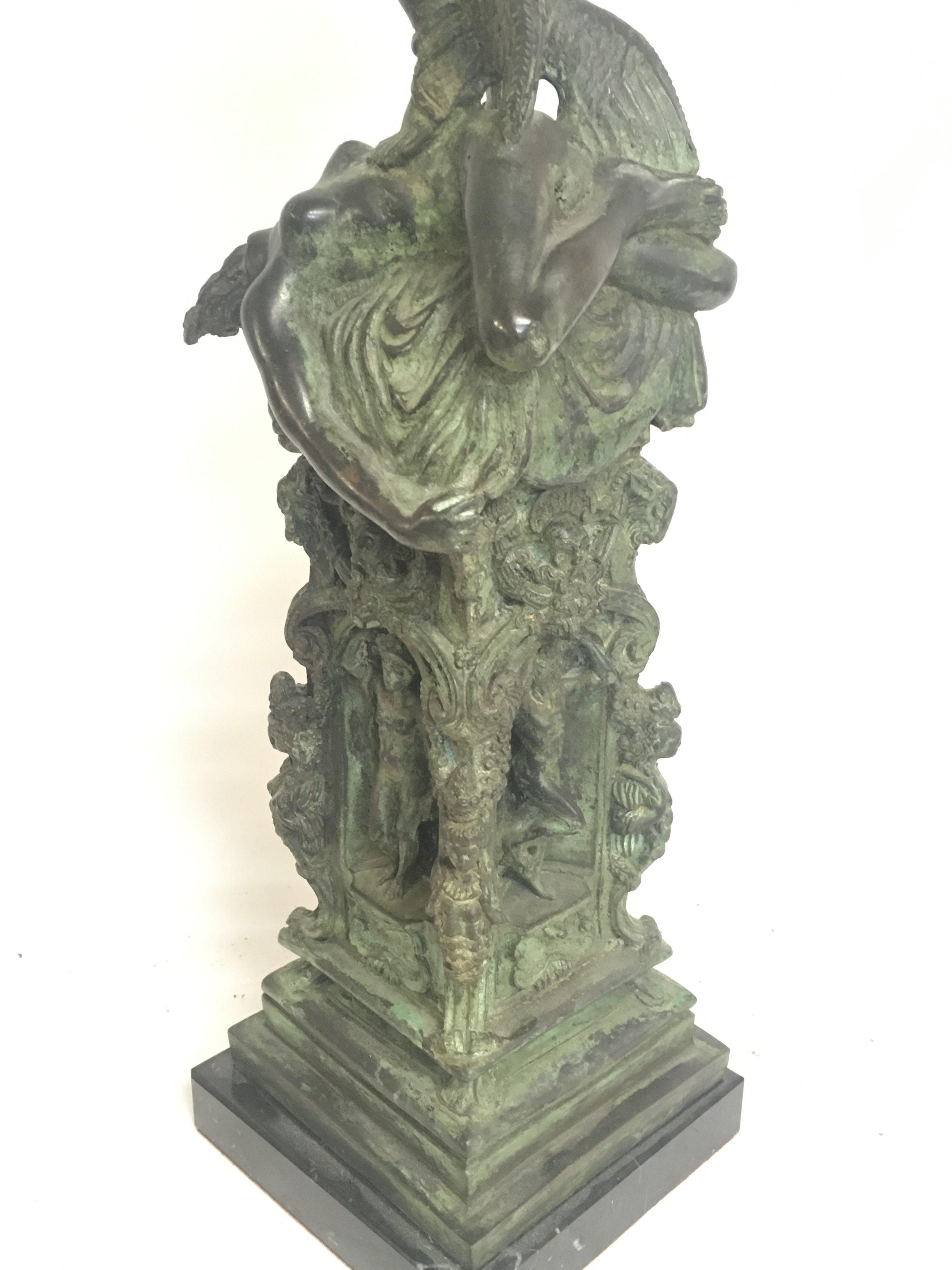 Bronze Perseus with the head of Medusa bronze figu - Image 6 of 7