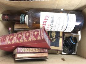 A collection of assorted items including belt buck