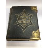 A large Victorian family bible. Shipping category