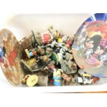 A Box Containing a Collection of Disney Ceramics.