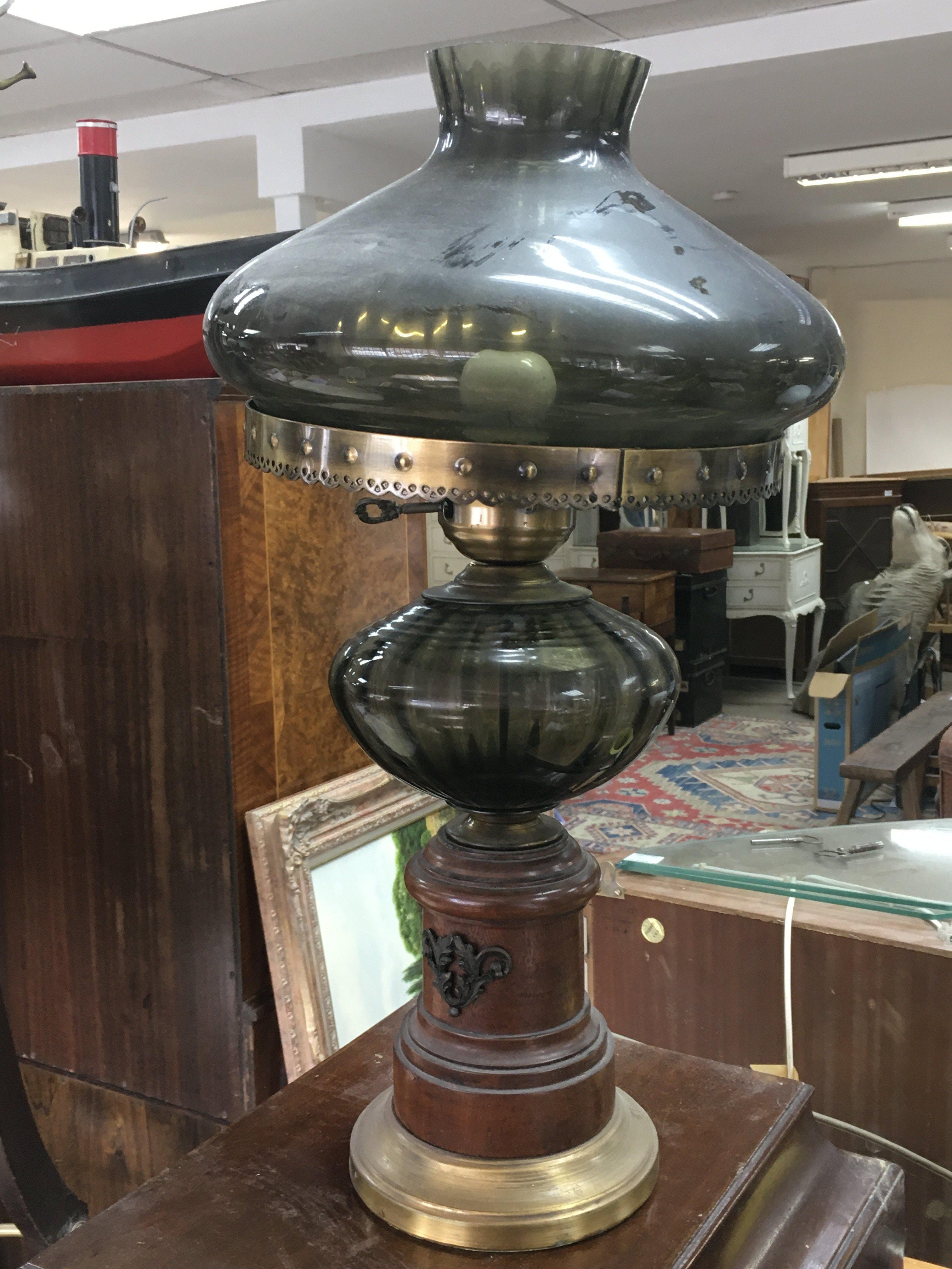 A lamp, 55cm tall.