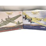 2 X Boxed Corgi Aviation Archive Models. A Heinkel