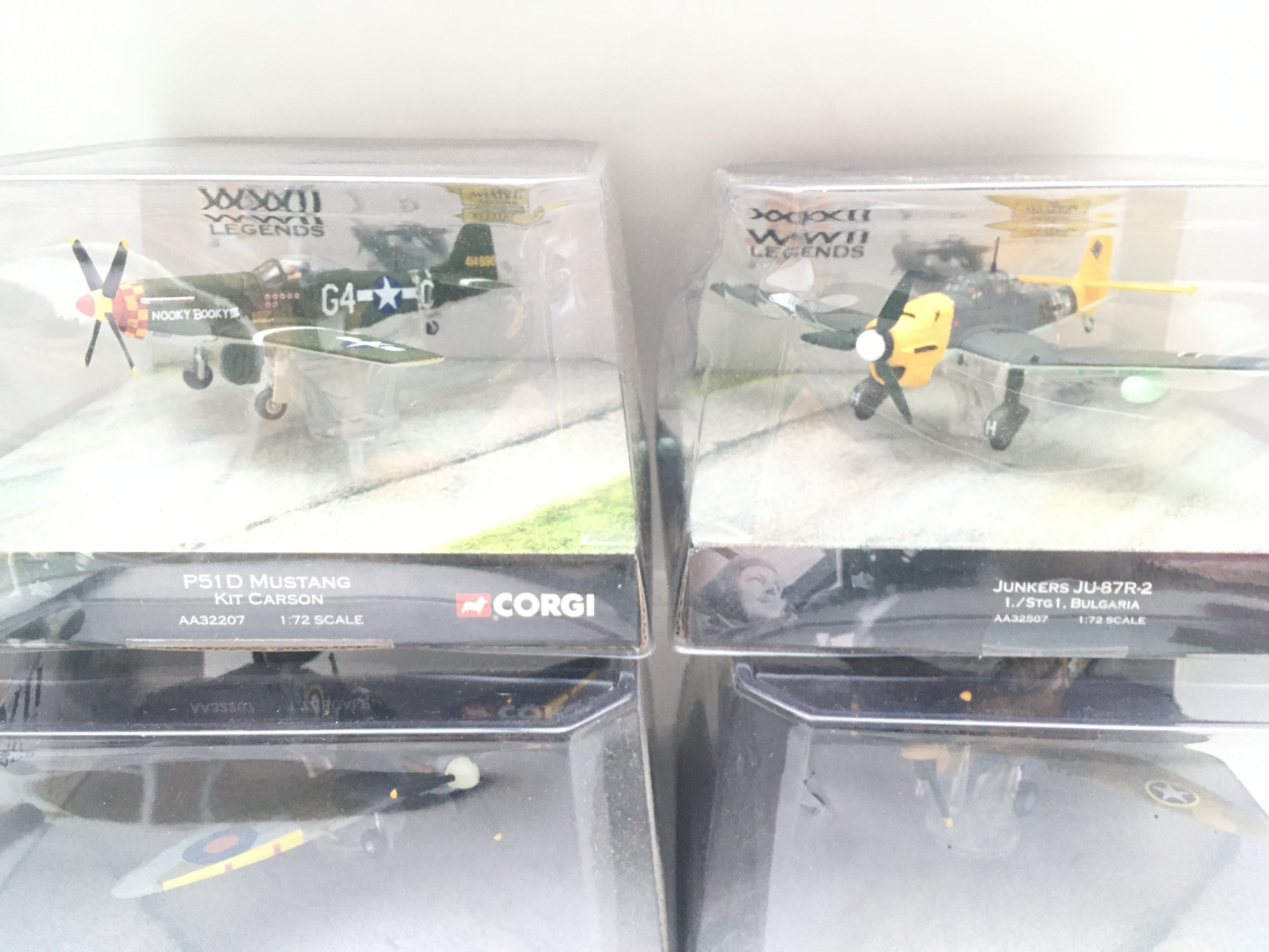 4 X Boxed Corgi WWII Legends Aircraft. All 1:72 Sc - Image 2 of 3