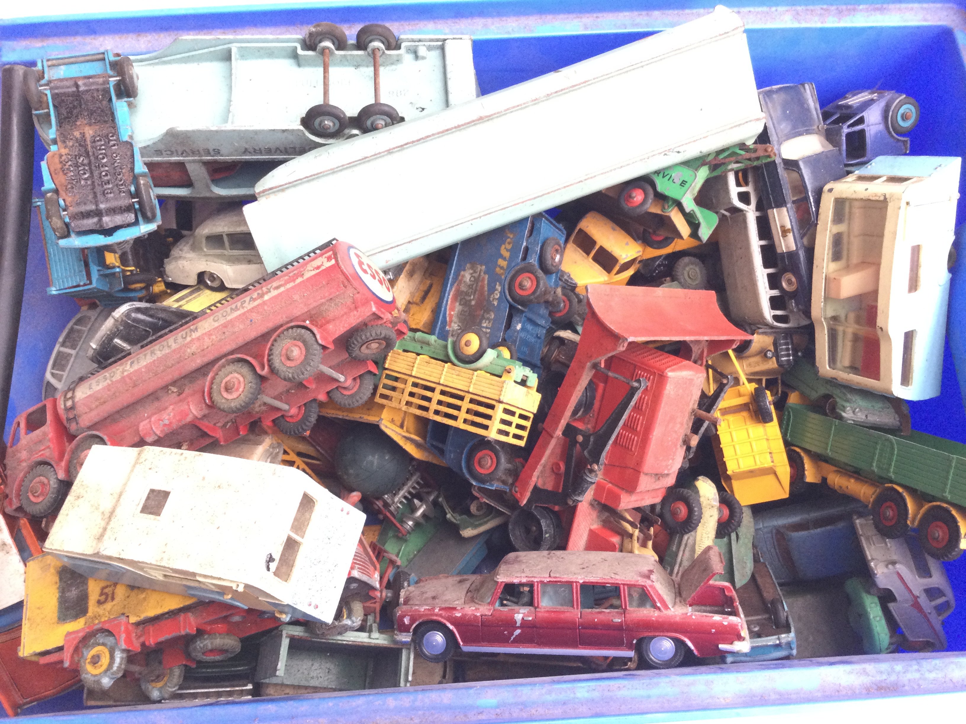 A Box Containing a Collection of Playworn Diecast - Image 2 of 3