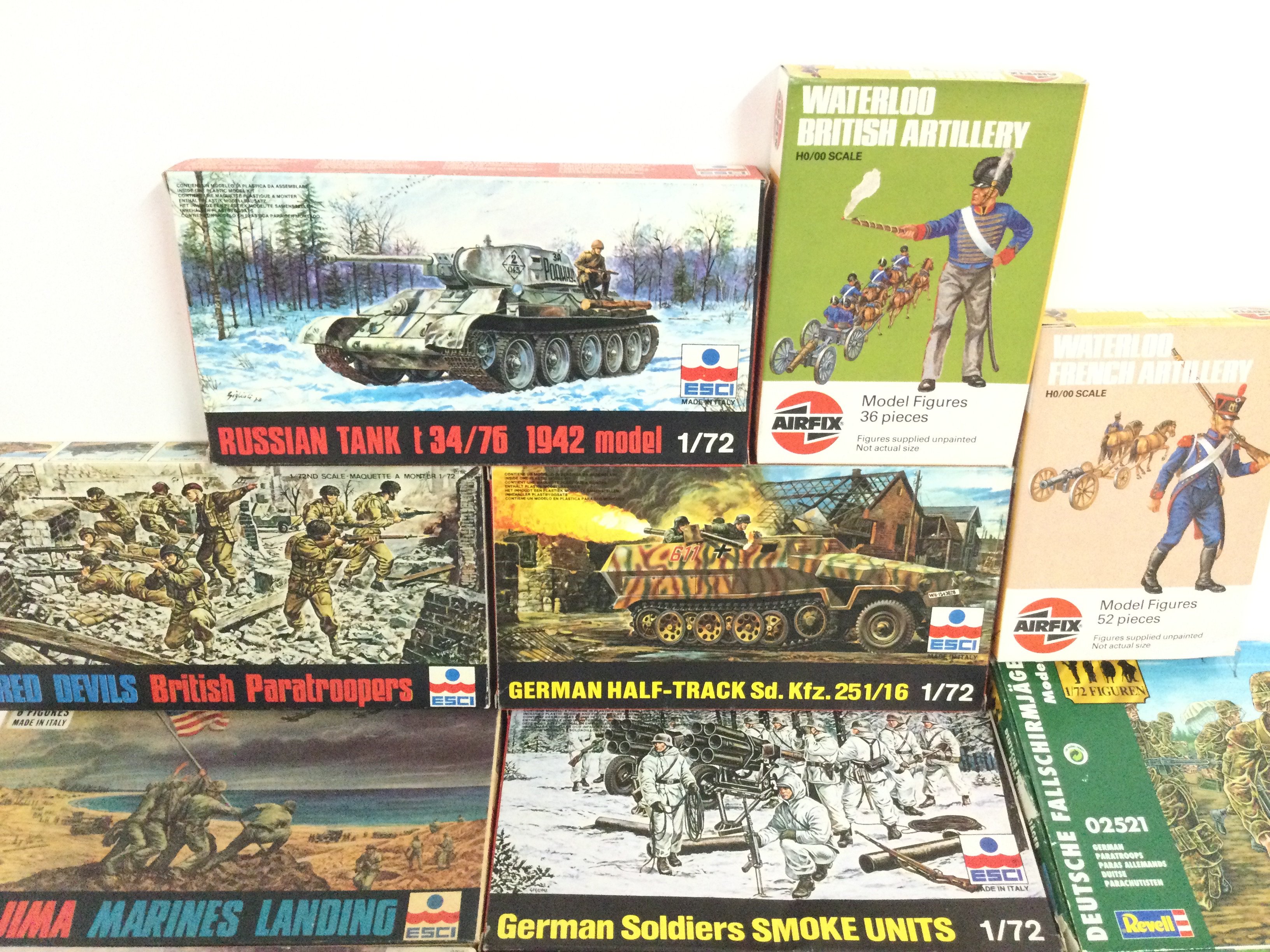 A Collection of Various Military Model Kits Inc Haswegawa. ESO. Esci and Revell. - Image 2 of 4