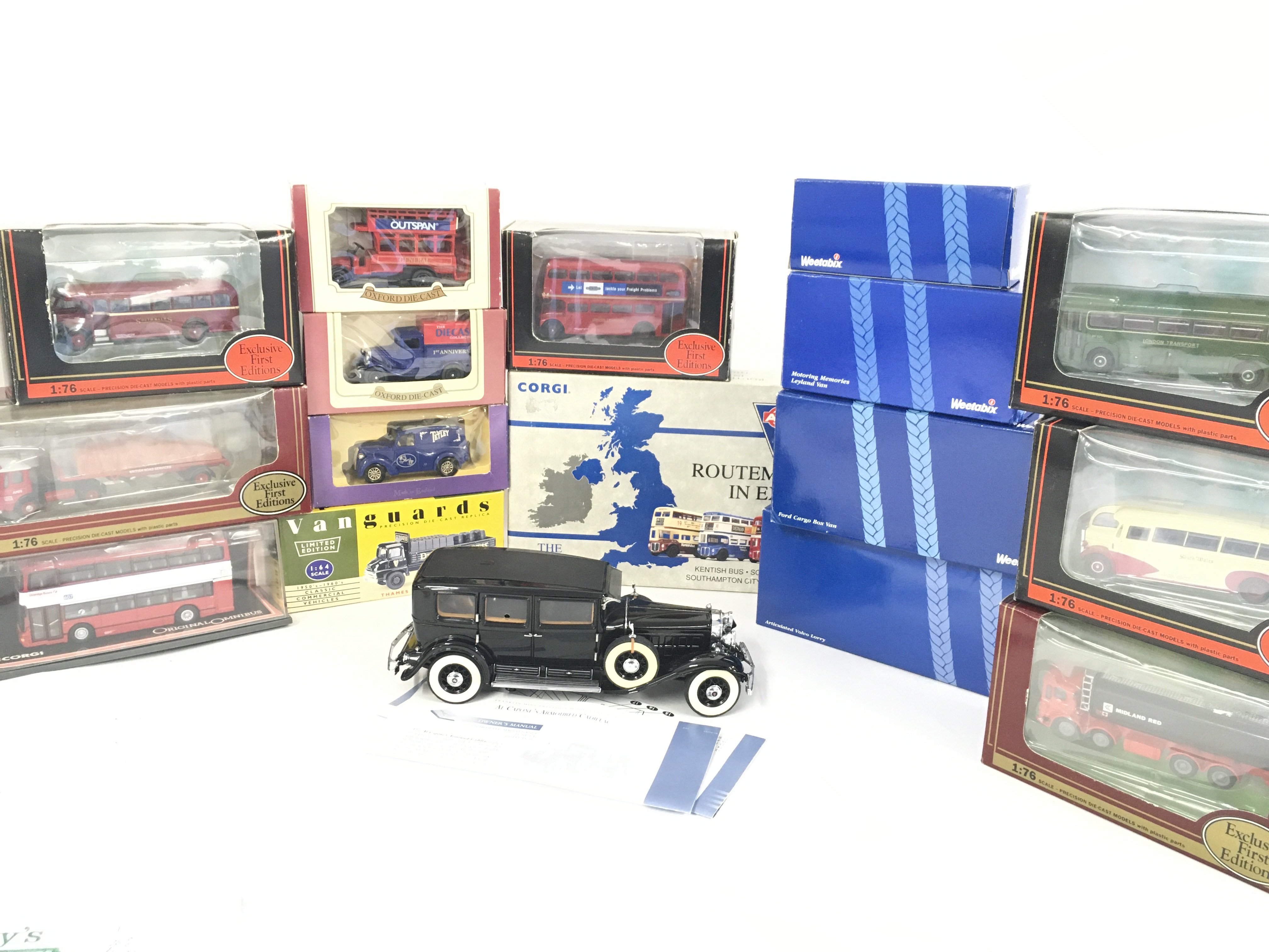 A Collection of Boxed Diecast including EFEs Corgi