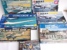 A Collection of Boxed Model Kits Including Revell.