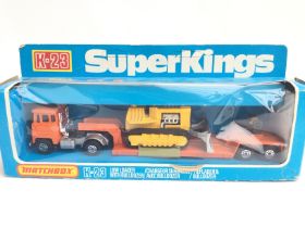 A Boxed Matchbox Low Loader With Bulldozer # K-23.