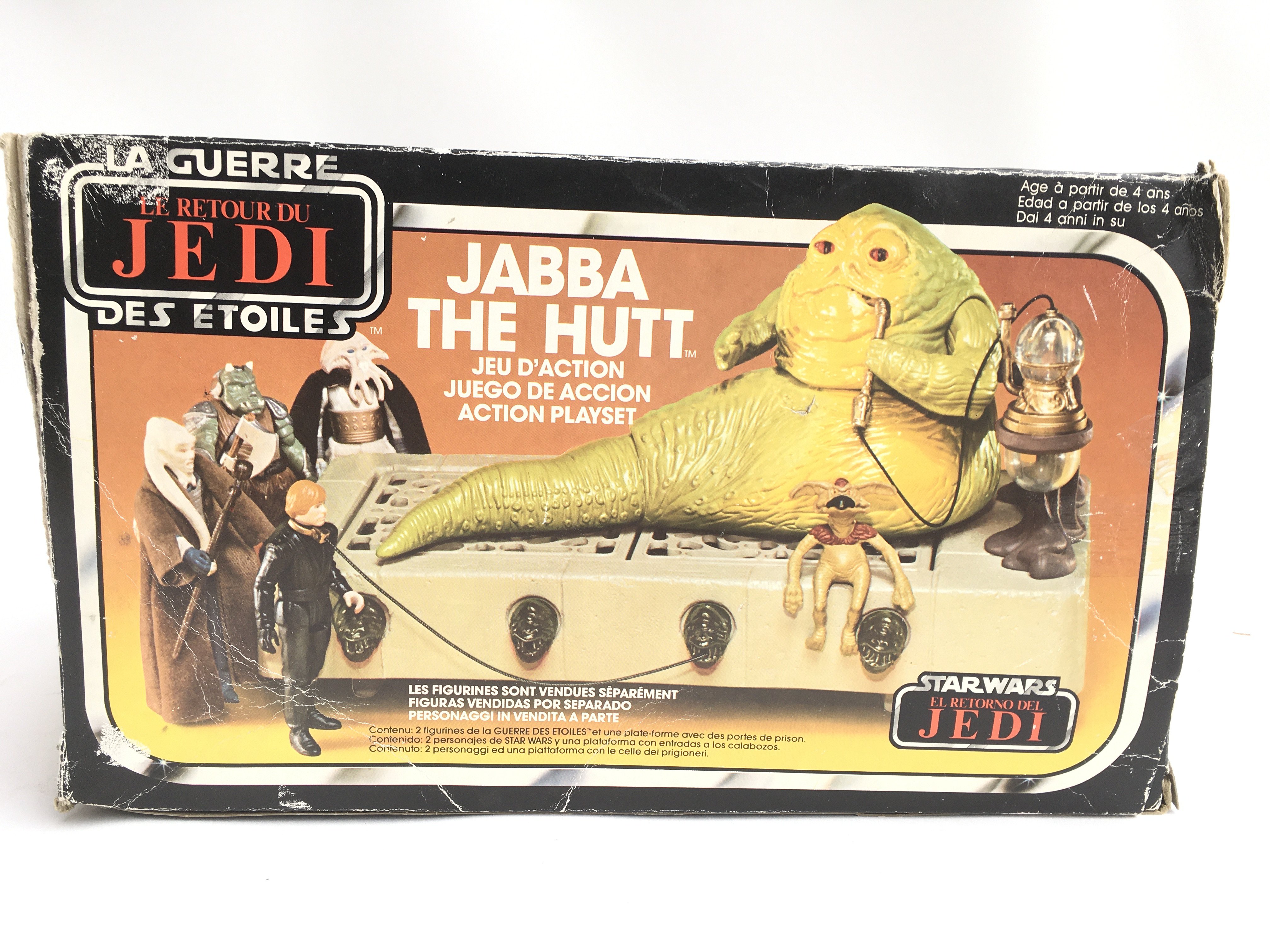 A Boxed Vintage Star Wars Jabba The Hutt Playset.