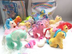 A Collection of Vintage My Little Ponys. A Boxed G