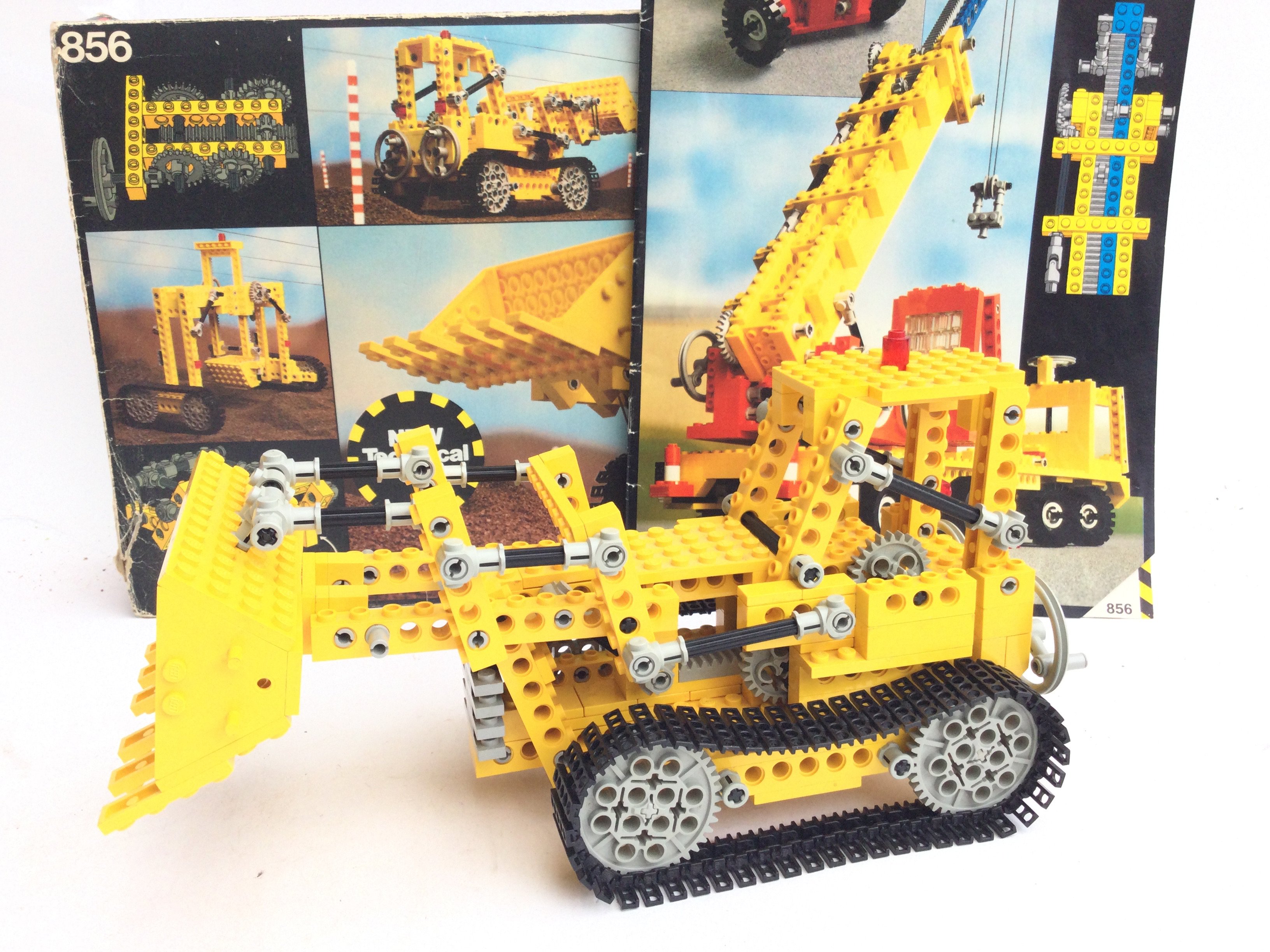 A Boxed Lego Technic Bulldozer. #856. Has been Bui - Image 2 of 2