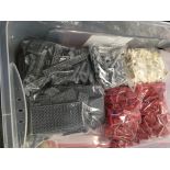 A large box containing 16 bags of assorted Lego pi