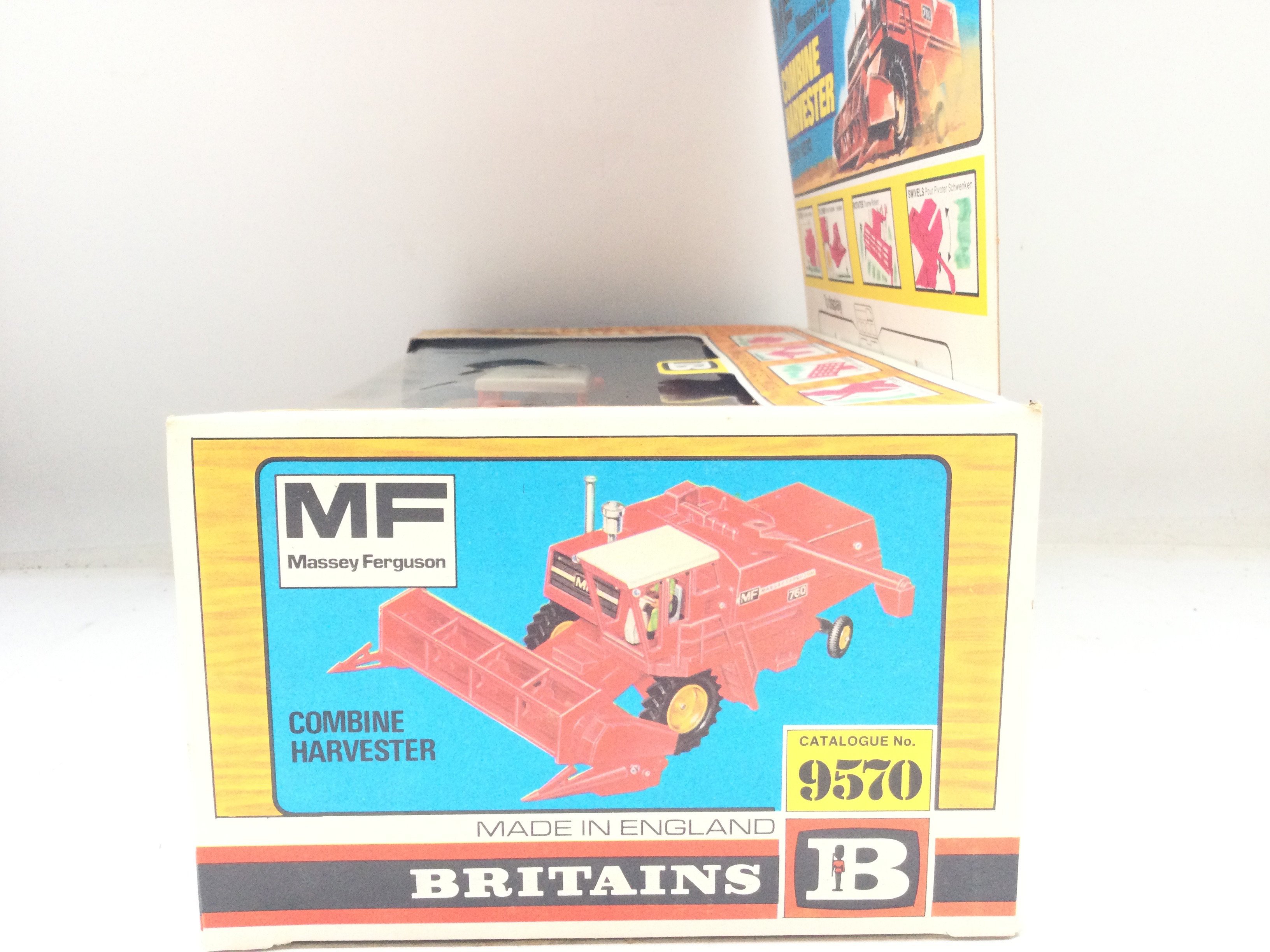 A Boxed Britains Massey Ferguson Combine Harvester - Image 2 of 3