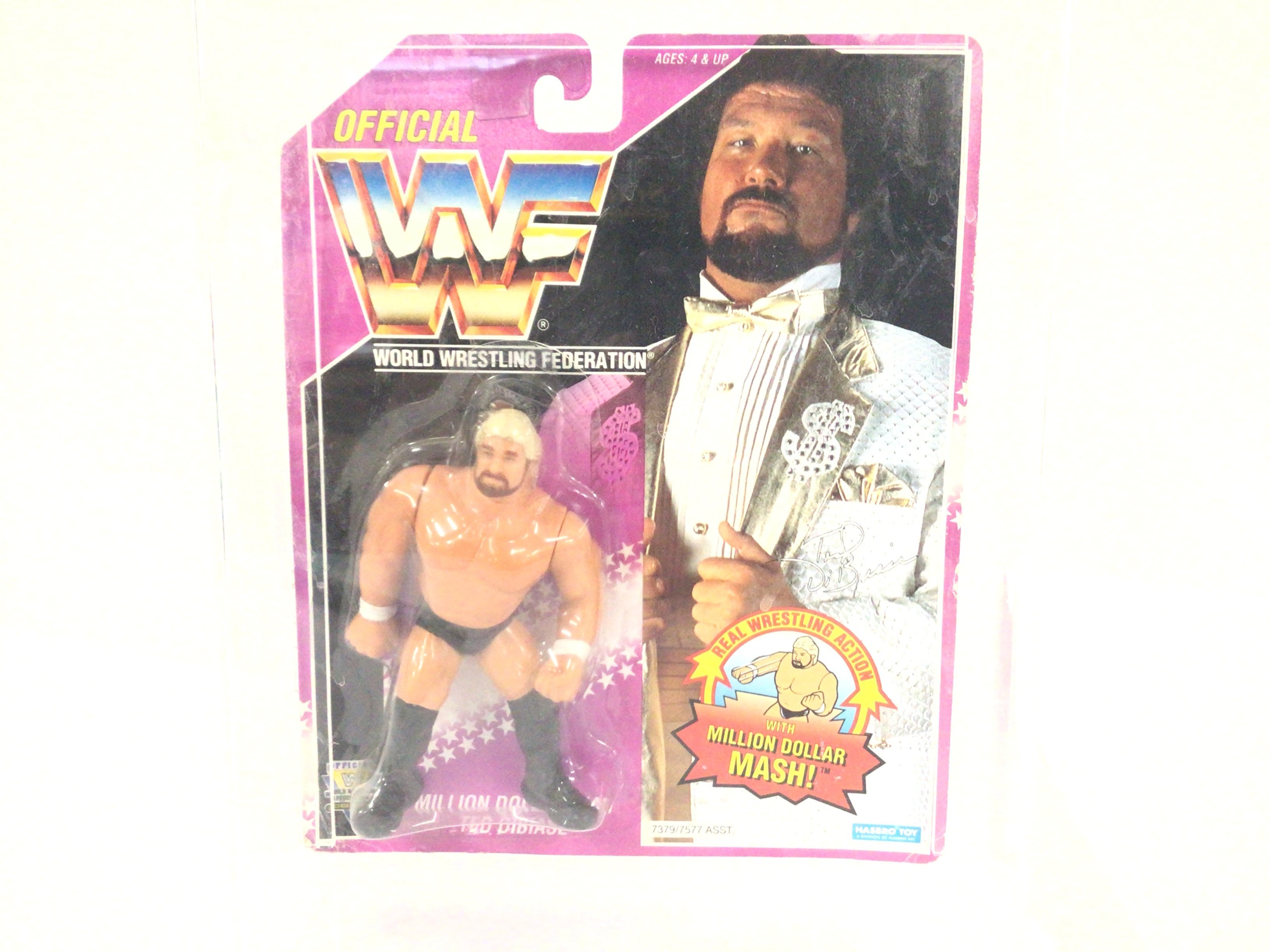 A Carded WWF Million Dollar Man Ted Dibiase. 1993 Blister is Coming away. Series 9. NO RESERVE