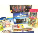 A Collection of Various mixed Toys including Disney. Star Wars. Etc.