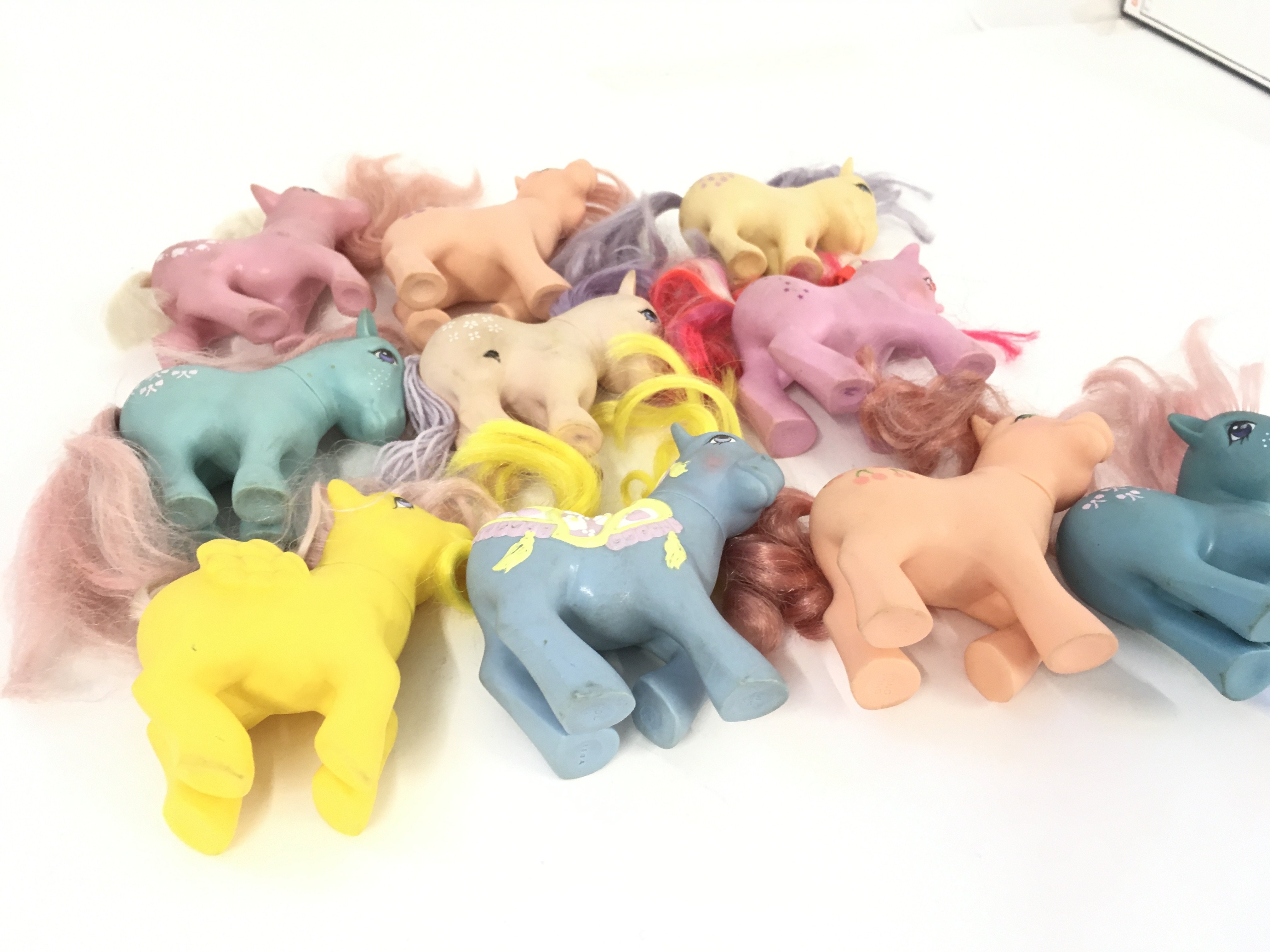 A collection of 10 vintage Hasbro MY LITTLE PONY m