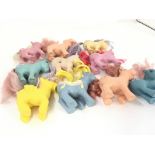 A collection of 10 vintage Hasbro MY LITTLE PONY m