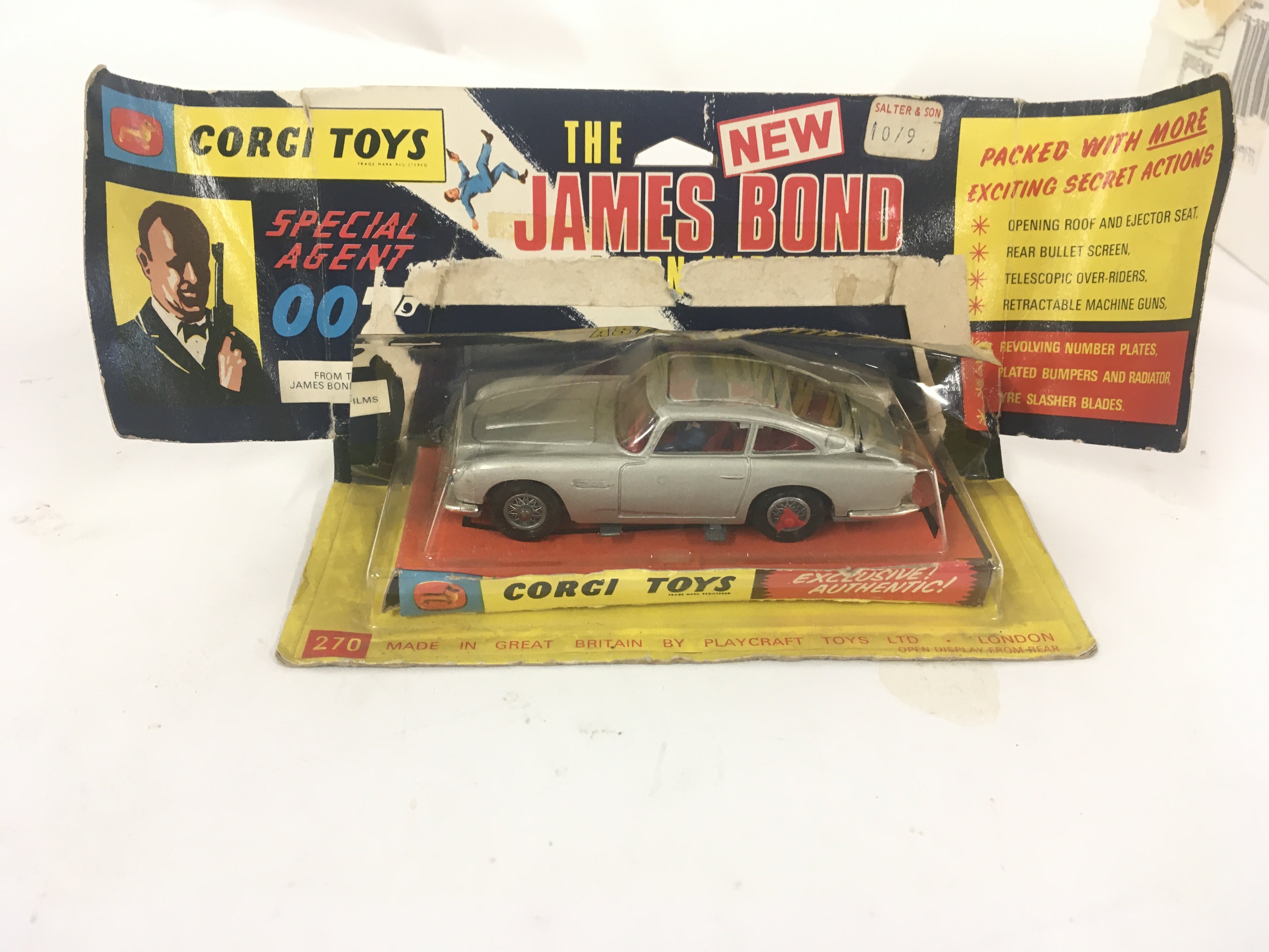 A a Corgi model car No. 270. JAMES BOND 007. In or