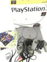 A Boxed Sony Playstation one.