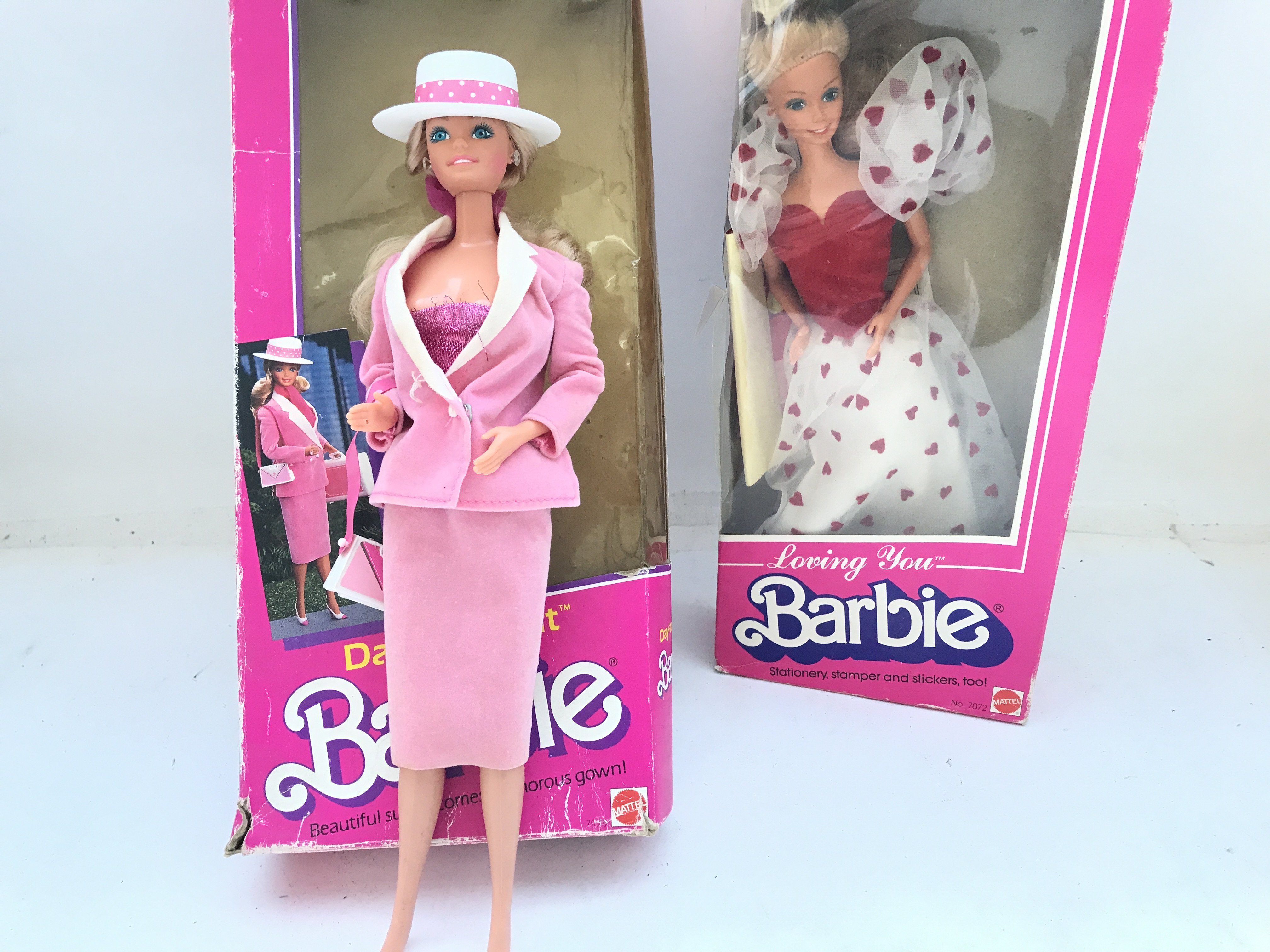 3 Boxed Barbies. A Crystal Barbie. A Day And Night - Image 3 of 4