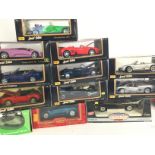 A Collection of Boxed Maidstone. Revell. Mira. Ertl. And Maisto Diecast Vehicles 1:18 Scale.
