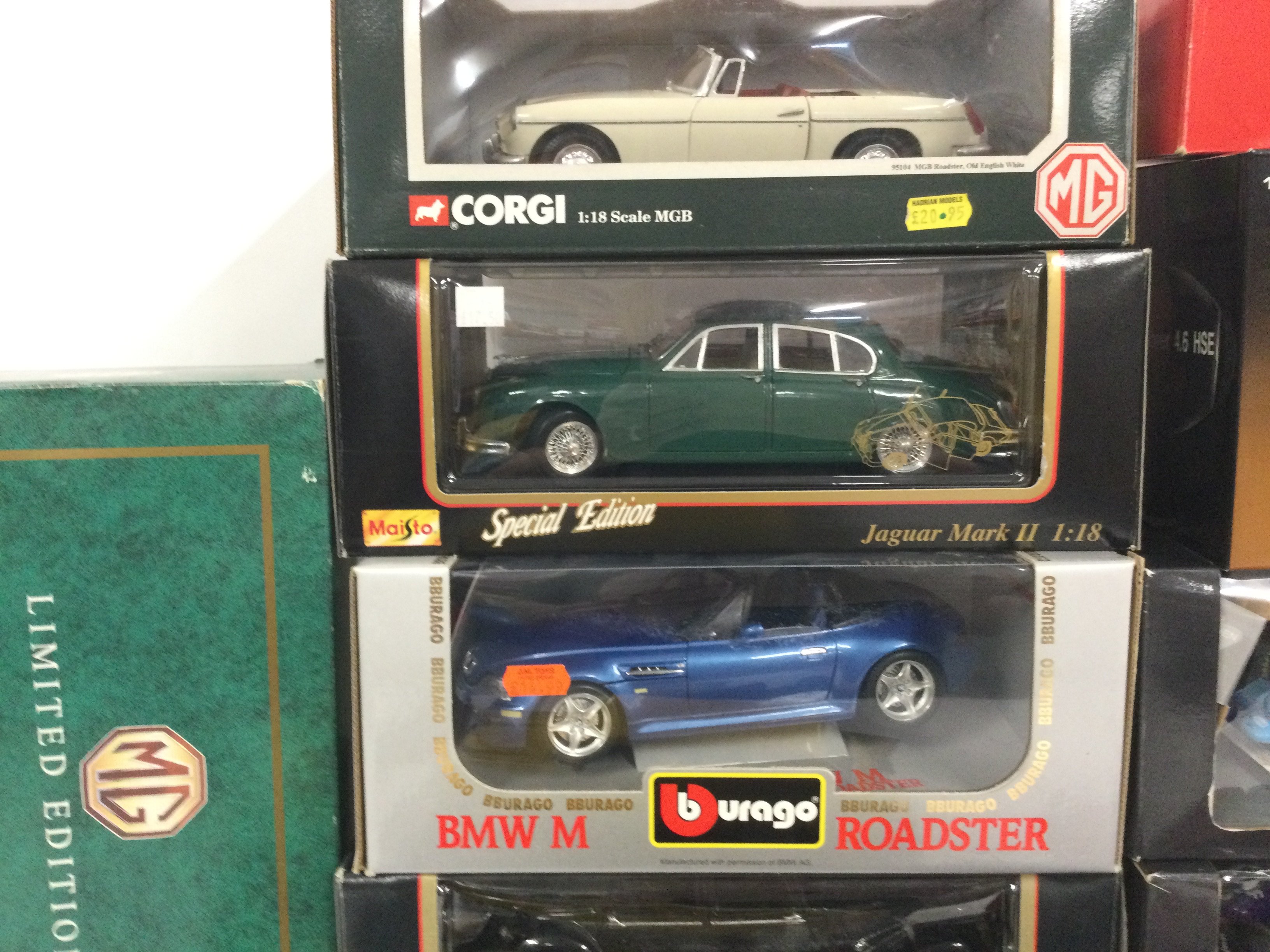 A Collection of Boxed Diecast Vehicles including Burago. Maisto Corgi. All 1:18 Scale. - Image 2 of 5