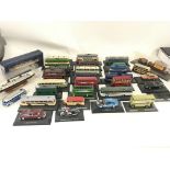 A collection in excess of 30 model vehicles mostly