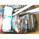 A Box Containing Star Wars Posters. Games. Puzzles