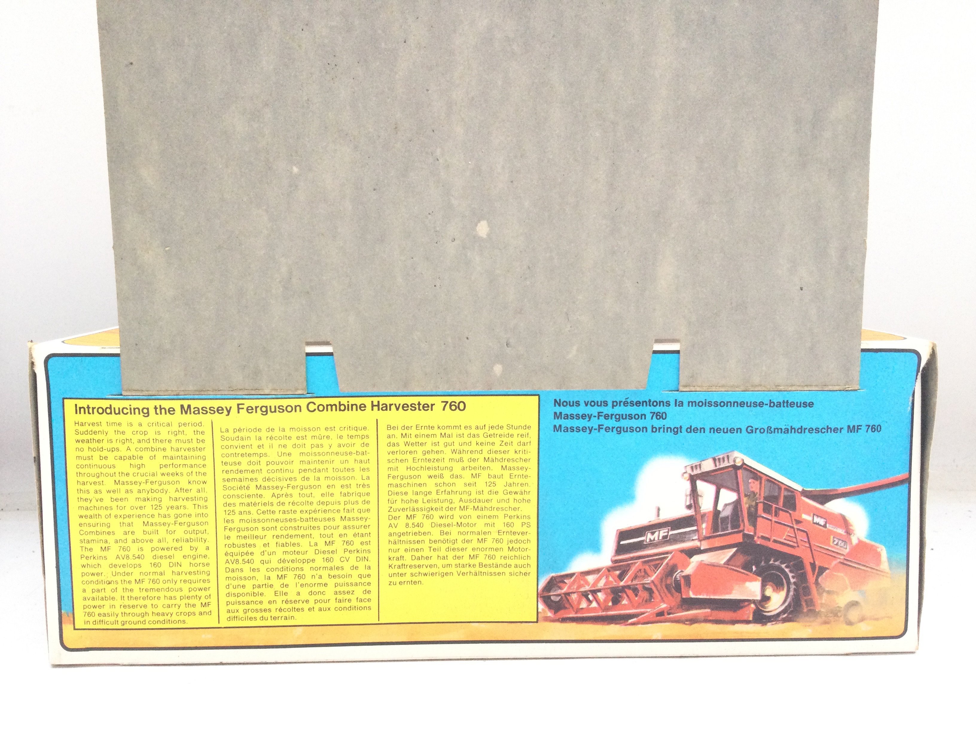 A Boxed Britains Massey Ferguson Combine Harvester - Image 3 of 3