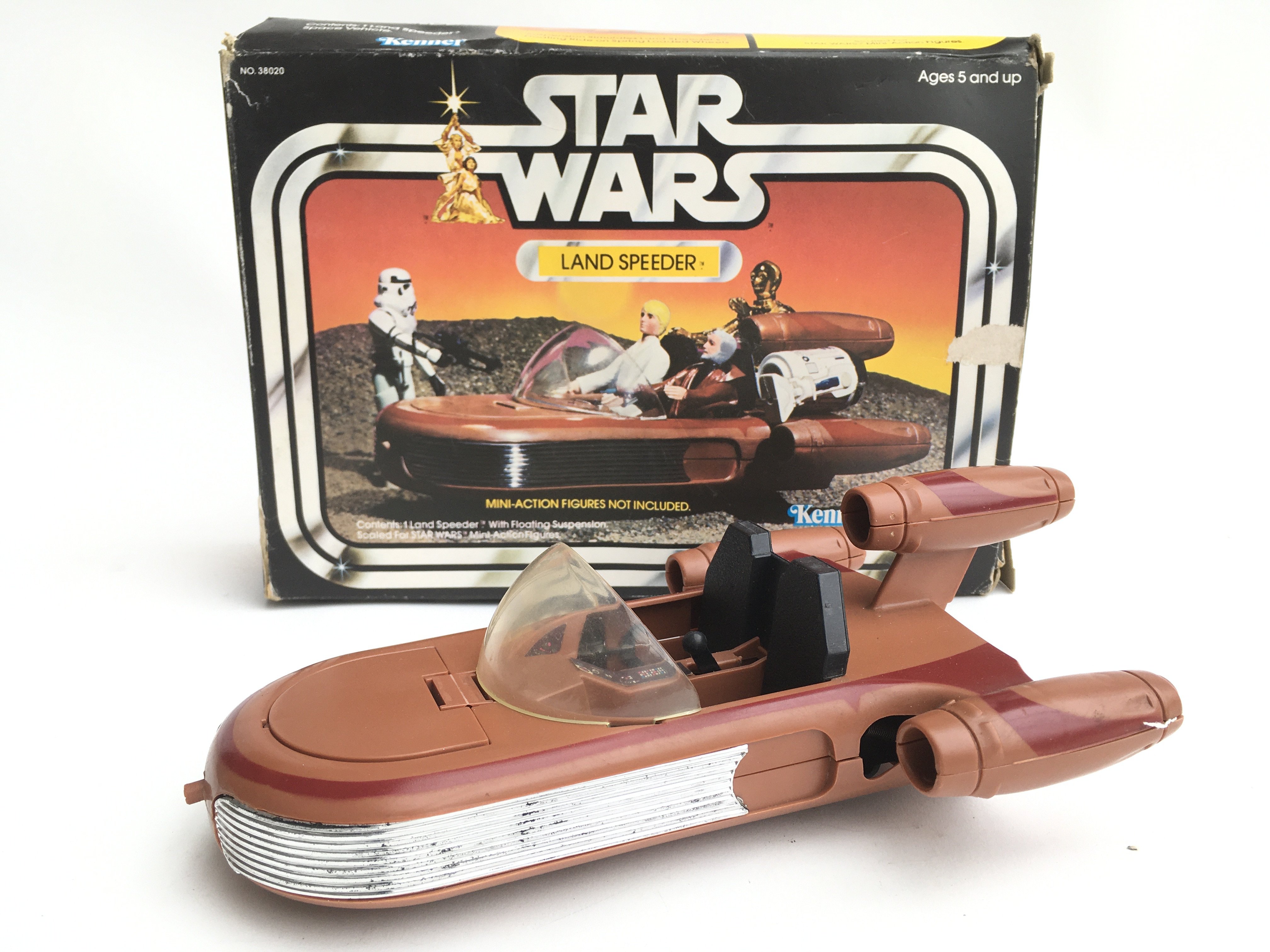 A Boxed Vintage Star Wars Land Speeder.