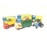 A Boxed Corgi Bedford Tipper Truck #494. A Dodge Livestock Transporter (No Animals) #484 and a