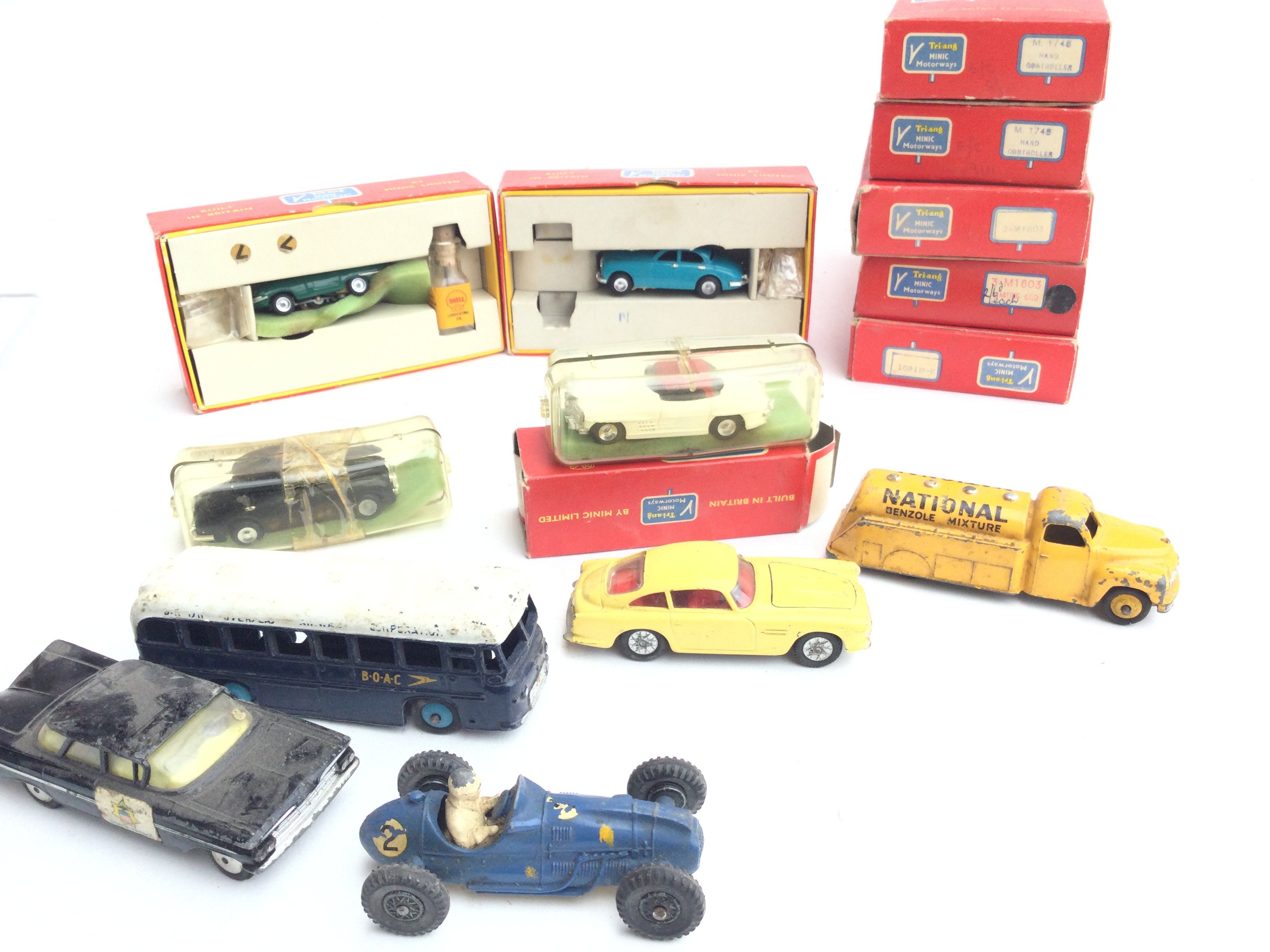 A Collection of Minic Motorway Cars. Hand Controll