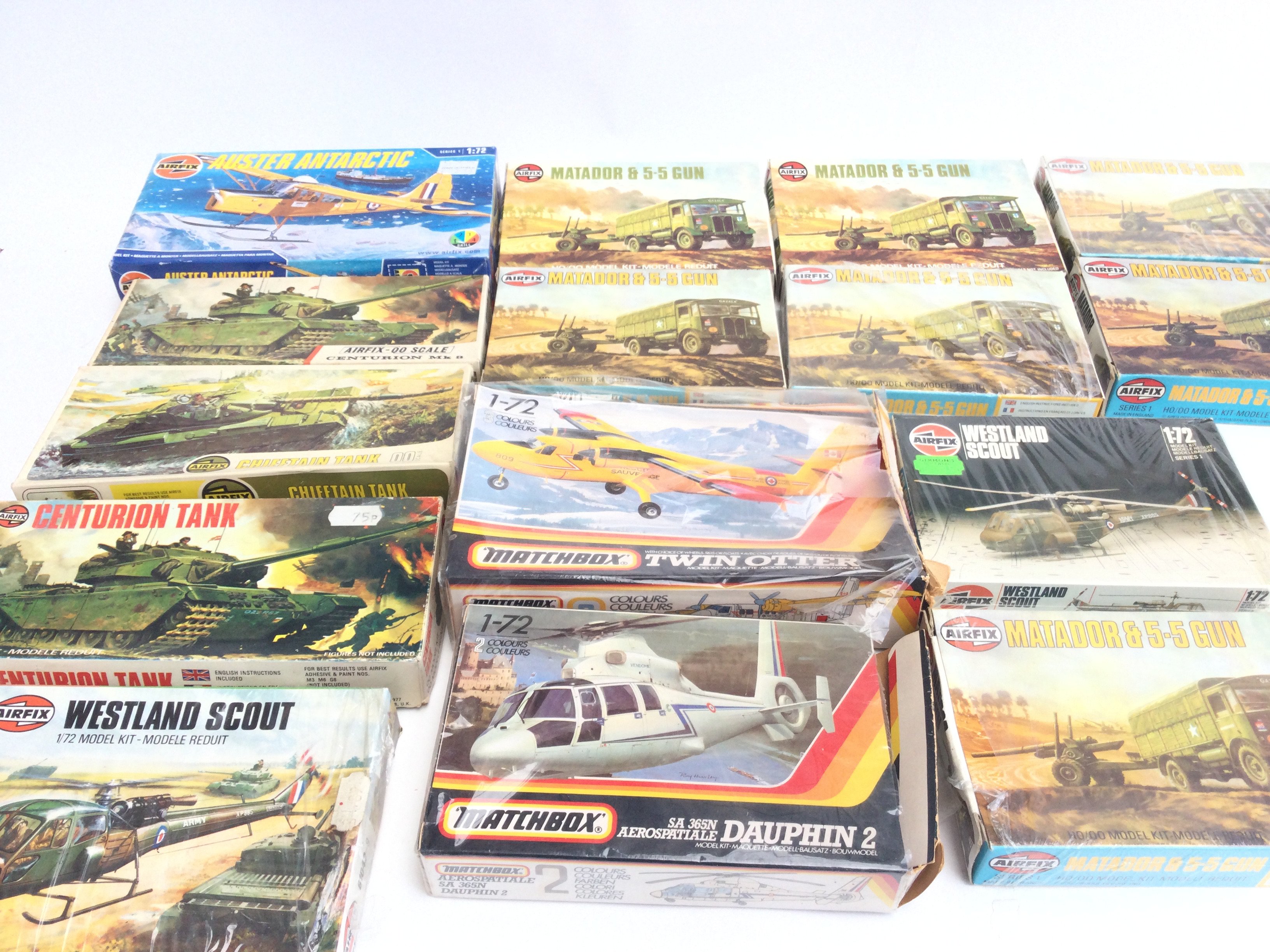 A Collection of Airfix Model Kits Including. 7 Mat