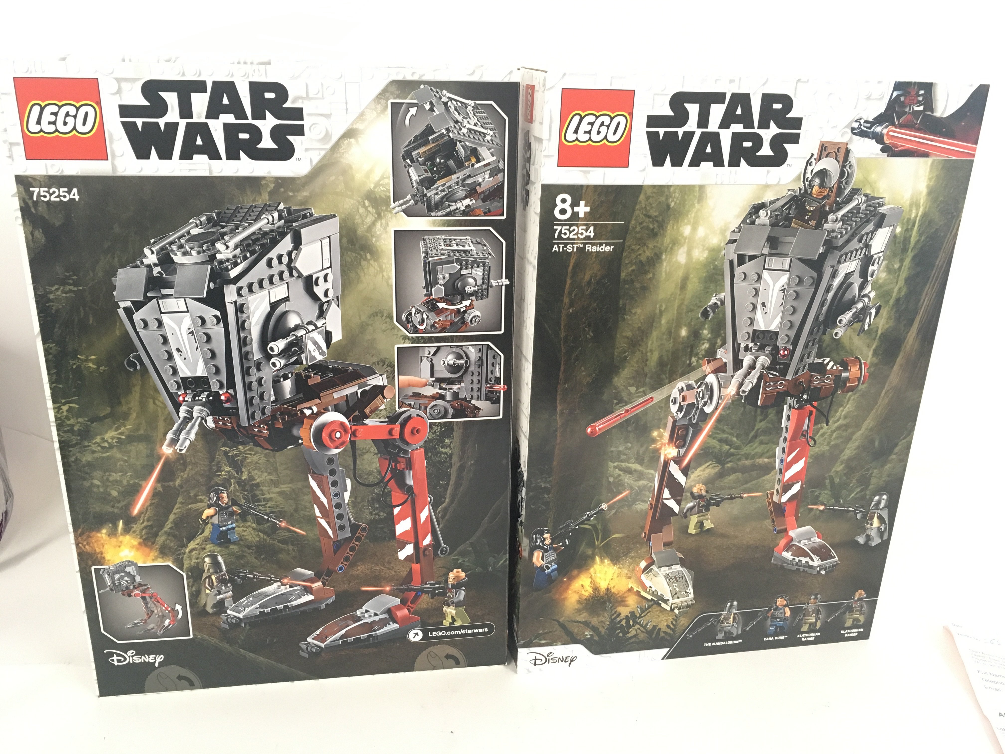 Two unopened boxed Lego sets themed Star Wars. AT.