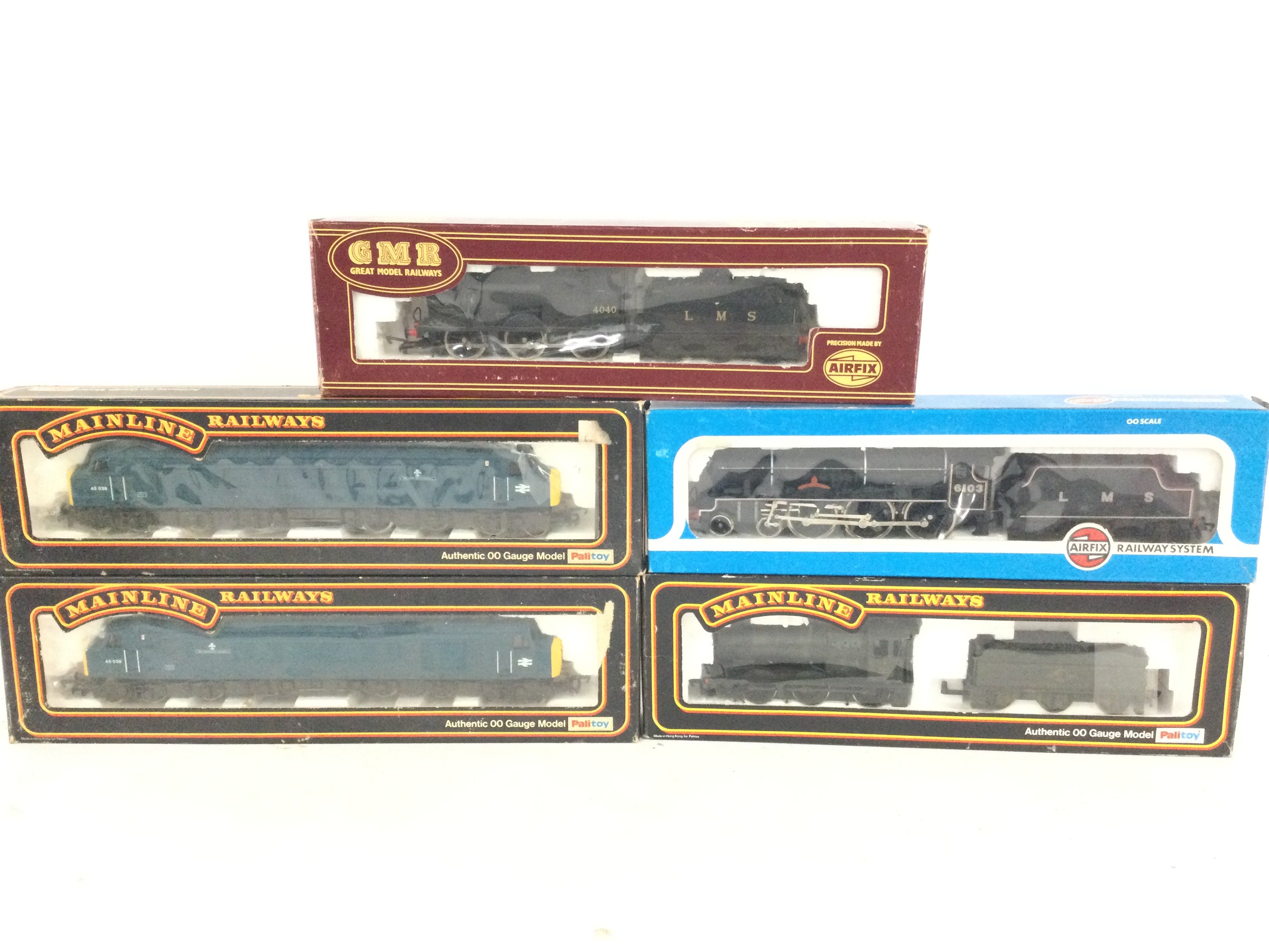 5 X Boxed 00 Gauge locomotives including Airfix. M