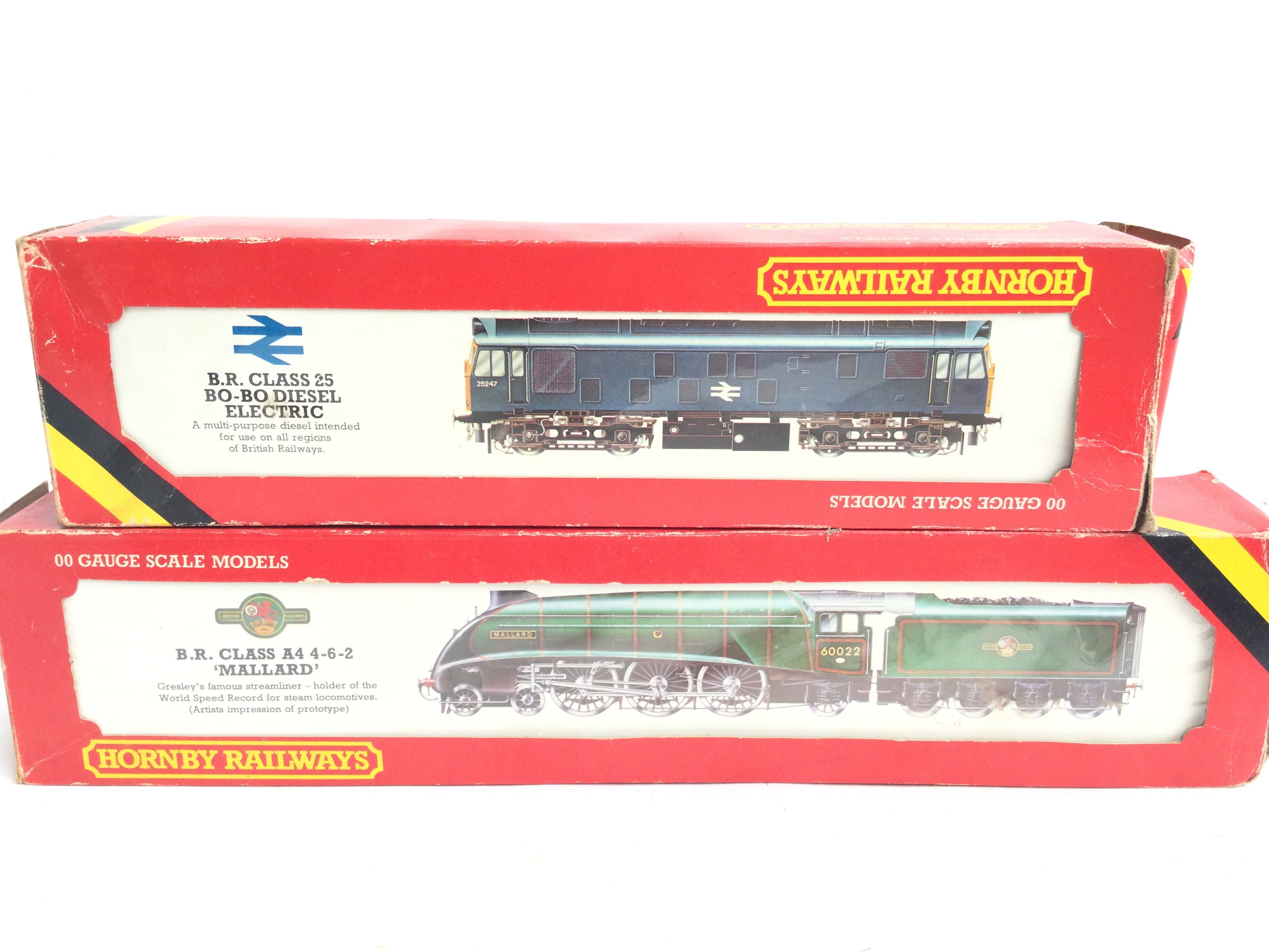 2 Boxed 00 Gauge Hornby Locos.a B.R Class 25 Bo-Bo