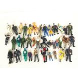A Collection of Playworn Action Figures including Action Force. Adventure People. M.A.S.K. Etc.