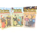 A Collection of McFarlane Toys the Beatles Yellow Submarine.