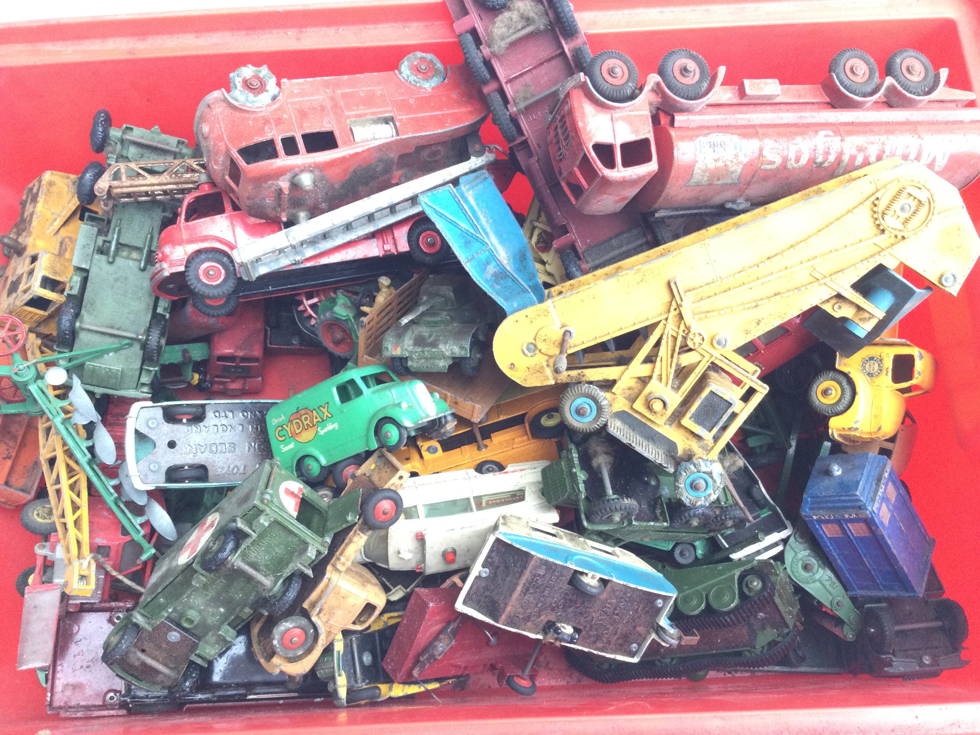 A Box Containing a Collection of Playworn Diecast - Image 2 of 2