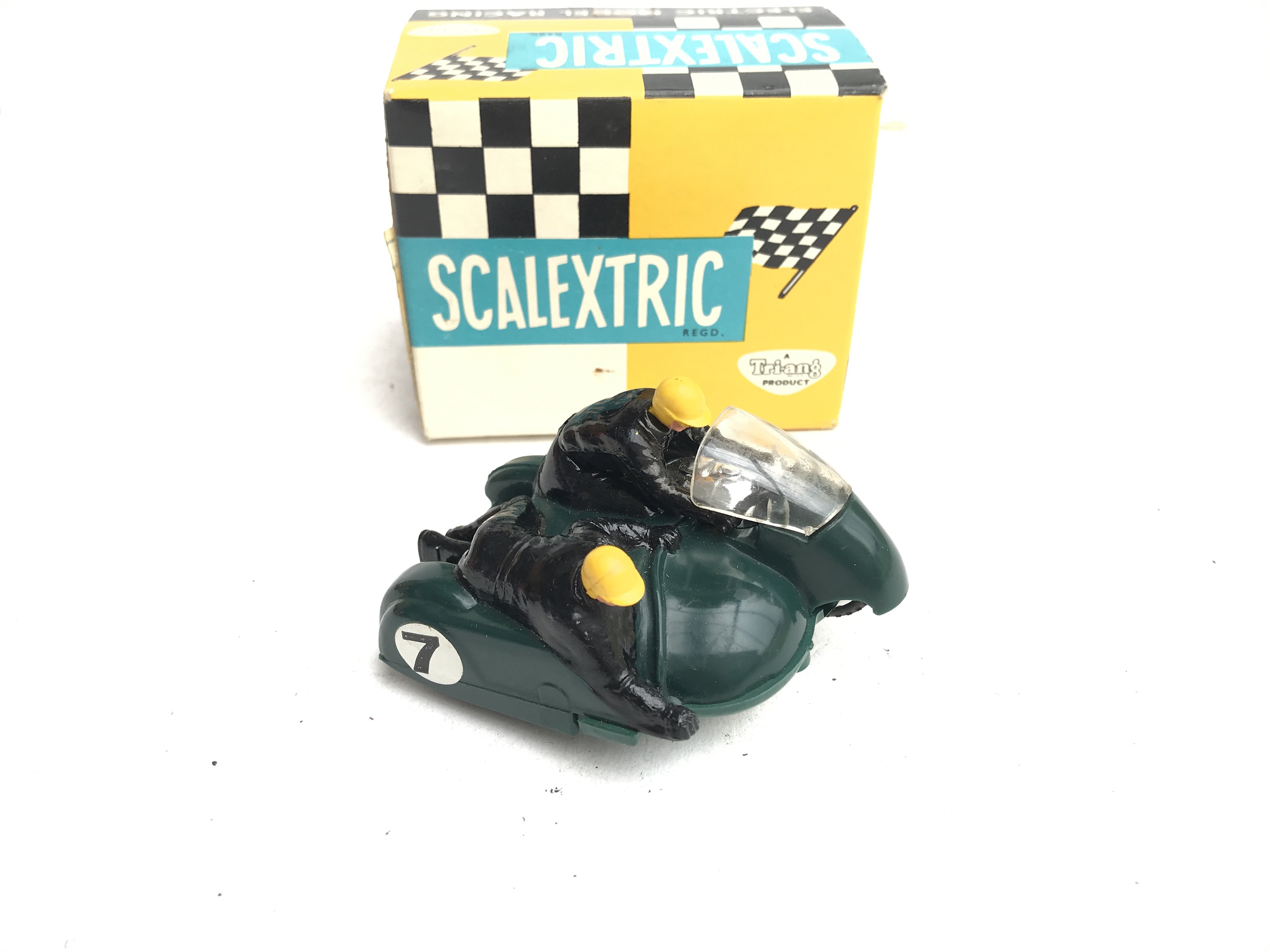 A Boxed Scalextric B2 Hurricane Motorbike with Sid - Image 2 of 4