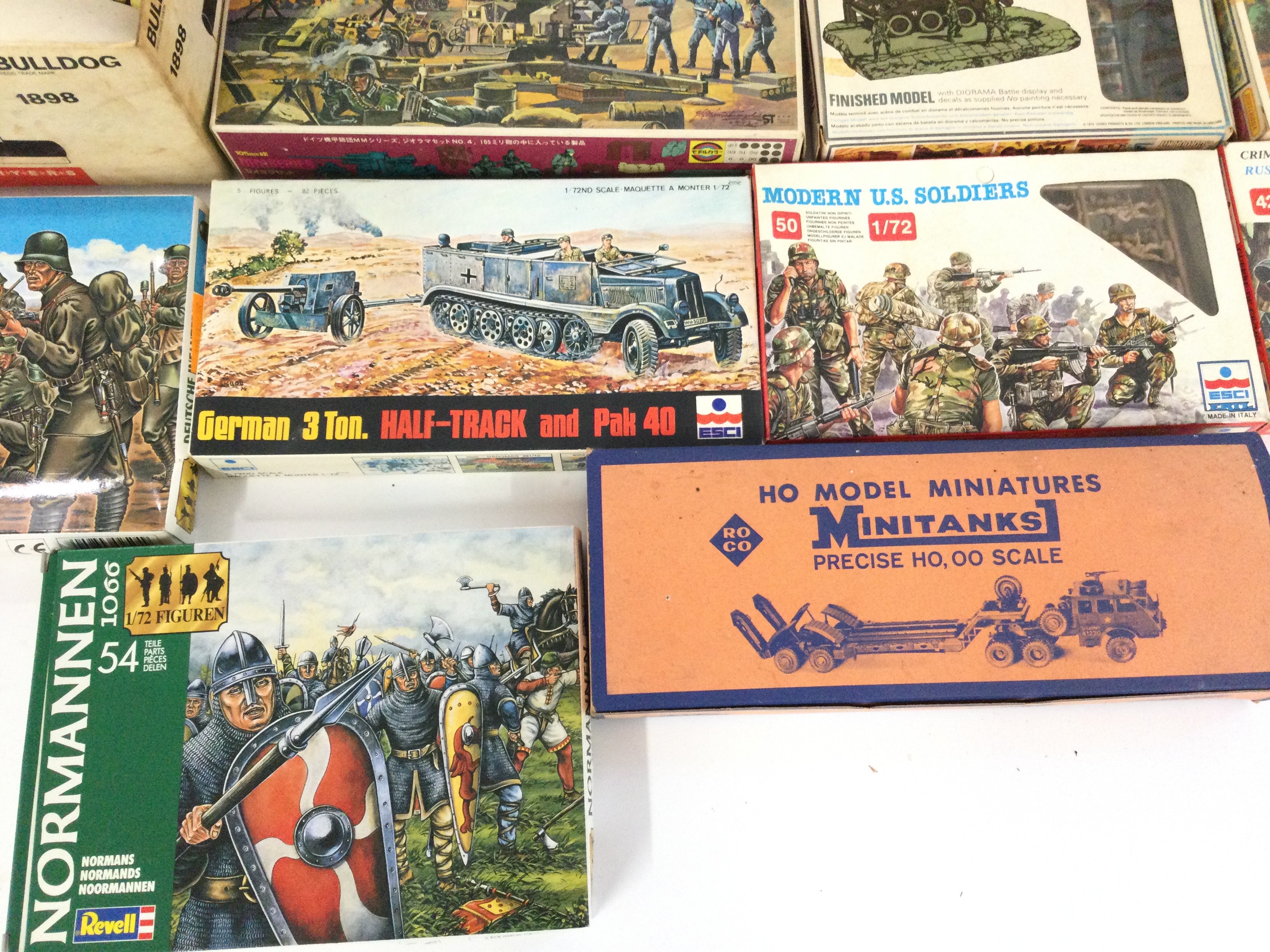 A Collection of Boxed Model Kits including Airfix. Revell. Roco. And a Collection of Loose Figures. - Image 4 of 5