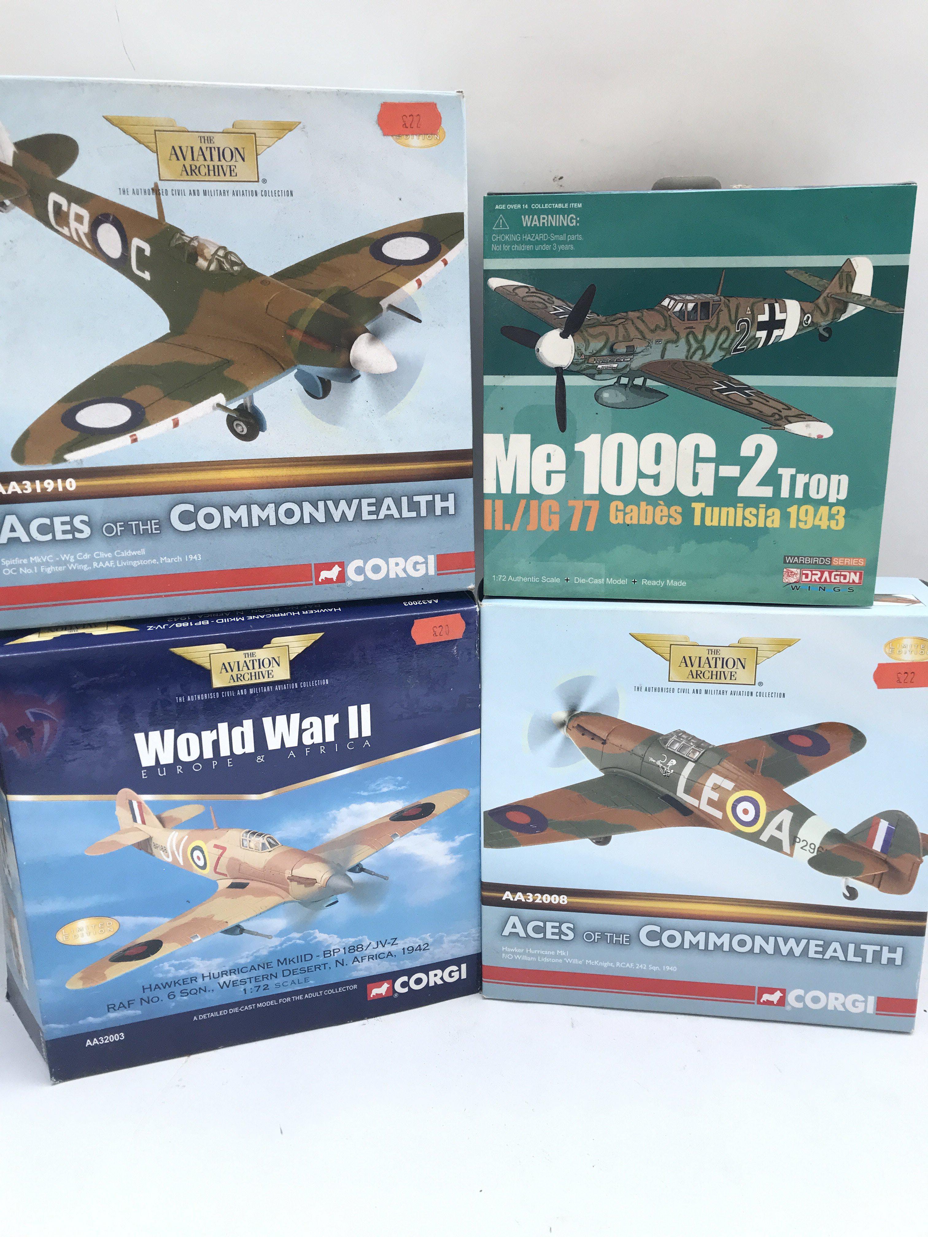 3 X Boxed Corgi Aviation Archive Models And a Dago